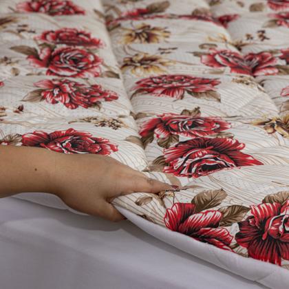 Imagem de Pillow Top Casal King Size Com Travesseiros Cheios Da Ortobom e Fronha