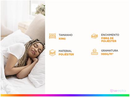 Imagem de Pillow Top King Fibra de Poliéster 900g/m² Jolitex D8.2707004.G5145