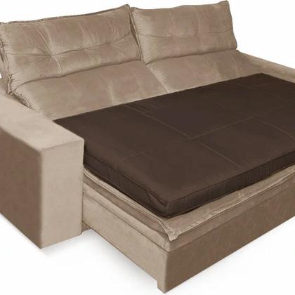 Imagem de Pillow Top para Sofá Home&Cia 10cm 1200g/m² 180x90cm Marrom
