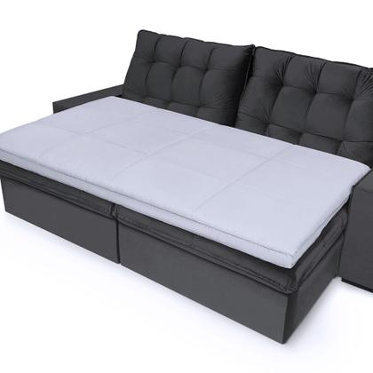 Imagem de Pillow Top para Sofá Retrátil e Reclinável de Fibras Macias Futon Almofada 90x180cm - BF Colchões
