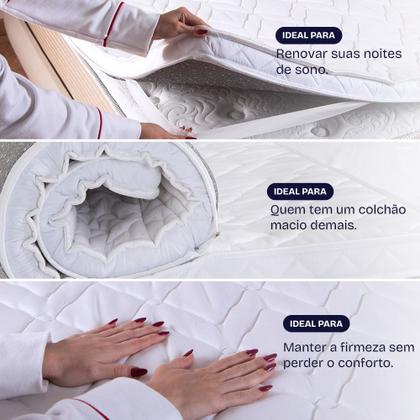 Imagem de Pillow Top Solteiro Espuma D33 Hipoalergênico 88x188x5cm BF Colchões