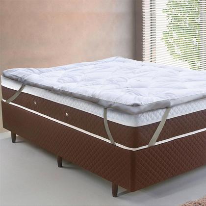 Imagem de Pillow Top Solteiro Tessi Toque de Plumas 88x188 4cm 600g/m²