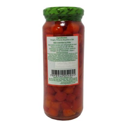 Imagem de Pimenta Biquinho Vermelha Artesanal Minas 350g - Fogo mineiro