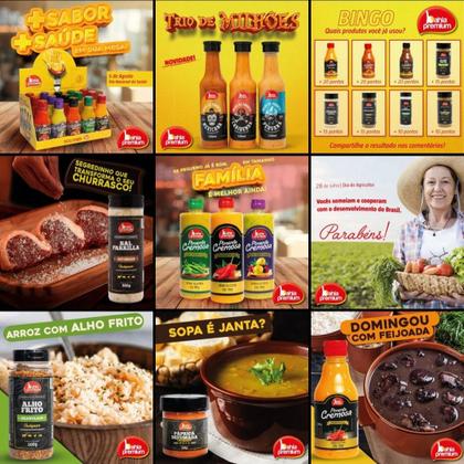 Imagem de Pimenta Cremosa Com Ervas Finas Molho Gourmet Picância Intensa Churrasco 200ml Bahia Premium 8Un