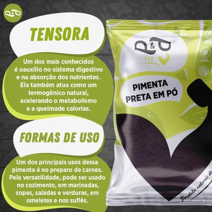 Imagem de Pimenta do Reino Preta em Pó - 100g - P&P