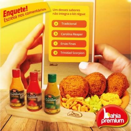 Imagem de Pimenta Trinidad Scorpion Molho Cremoso Gourmet Extra Forte (para os brutos) Churrasco 200ml Bahia Premium 8Un