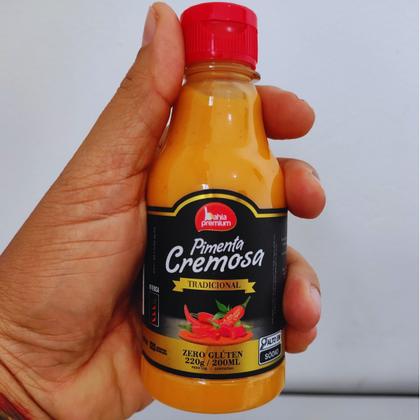 Imagem de Pimenta Trinidad Scorpion Molho Cremoso Gourmet Extra Forte (para os brutos) Churrasco 200ml Bahia Premium 8Un