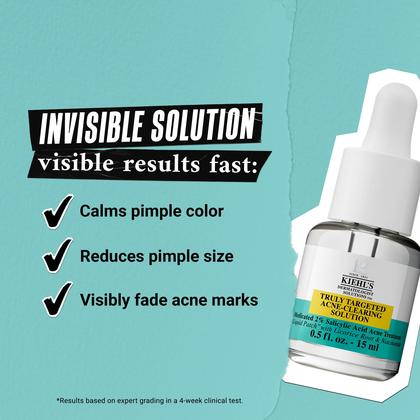 Imagem de Pimple Patch Kiehl's Truly Targeted Acne Clear-Clear 15 mL com ácido salicílico