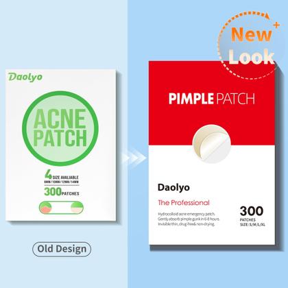 Imagem de Pimple Patches Daolyo 300, hidrocolóide com ácido salicílico