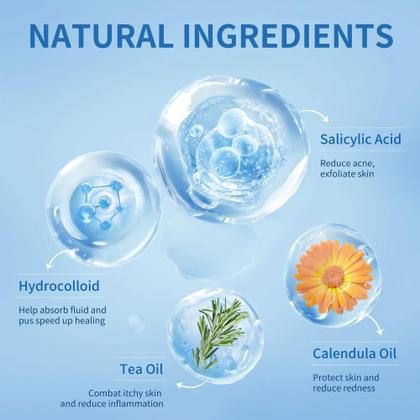 Imagem de Pimple Patches Daolyo 300, hidrocolóide com ácido salicílico