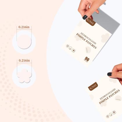Imagem de Pimple Patches SOVEE 96 unidades de hidrocolóide com ácido salicílico