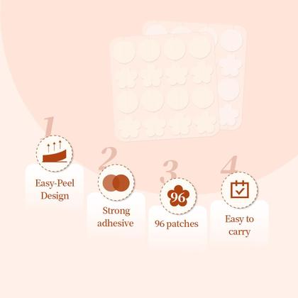 Imagem de Pimple Patches SOVEE 96 unidades de hidrocolóide com ácido salicílico