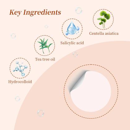 Imagem de Pimple Patches SOVEE 96 unidades de hidrocolóide com ácido salicílico