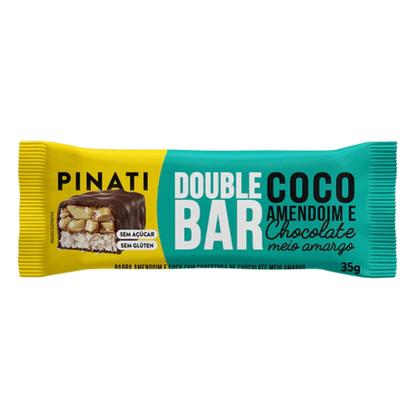 Imagem de Pinati Double Bar Cocada Amendoim E Choc 6X25G