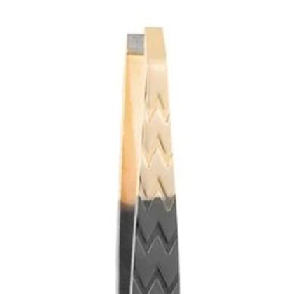 Imagem de Pinça Black Silver & Gold Reta Belliz