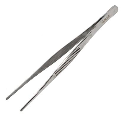 Imagem de Pinça Culinária Profissional com Serrilha Reta 20cm Aço Inox Weck
