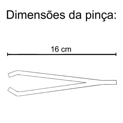 Imagem de Pinça de Aço com Trava para Pedra