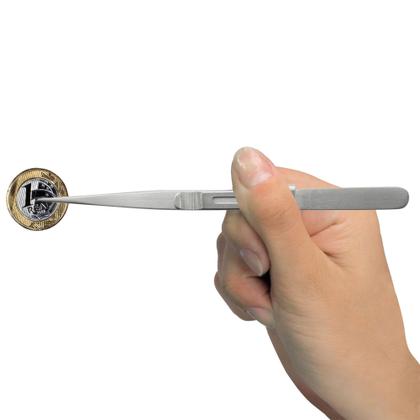 Imagem de Pinça de Aço com Trava para Pedra