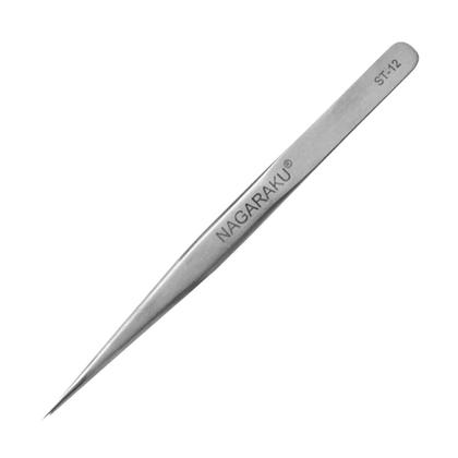 Imagem de Pinça Nagaraku Extensão de Cílios Reta ST-12 Silver