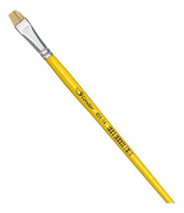 Imagem de Pincel Artístico Condor N.14 Chato Curto Lixado