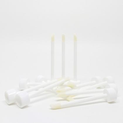 Imagem de Pincel Bastão Aplicador Batom Sombra Cílios Descartável 100u