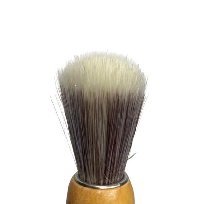 Imagem de Pincel De Barbear Cabo de Madeira Cerdas Macias e Densas Design Elegante e Aplicação Suave Unidade