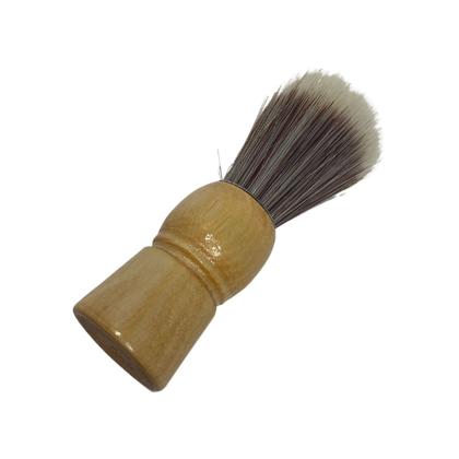 Imagem de Pincel De Barbear Cabo de Madeira Cerdas Macias e Densas Design Elegante e Aplicação Suave Unidade