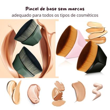 Imagem de Pincel Mágico Hexagonal Tiktok Base Maquiagem Flawless Brush