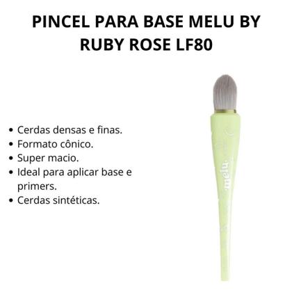 Imagem de Pincel Para Base Melu By Ruby Rose Lf80