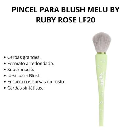Imagem de Pincel Para Blush Melu By Ruby Rose Lf20