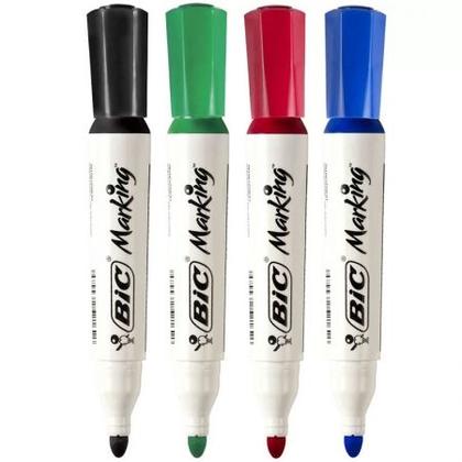 Imagem de Pincel para quadro branco Marking com 4 cores 891683 - Bic
