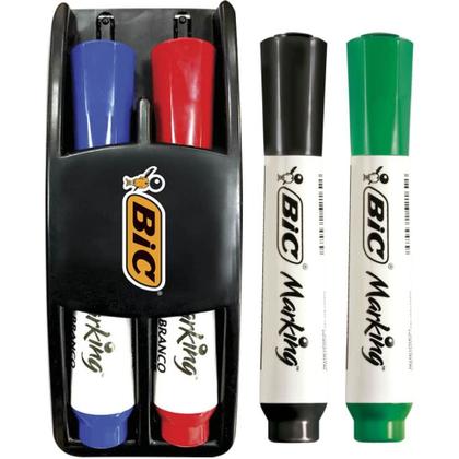 Imagem de Pincel Quadro Branco Marking KIT 4 Pinceis+apagador KIT