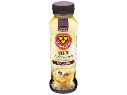 Imagem de Pingado Pronto 3 Corações Café com Leite 260ml