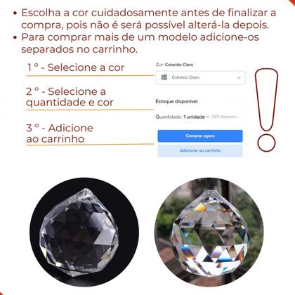 Pingente bola 33mm em acrilico com 500gr - LADEIRA BIJUTERIAS Imagem de Pingente bola 33mm em acrilico com 500gr