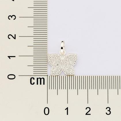 Imagem de Pingente Borboleta Prata 925 com Zircônia 840169