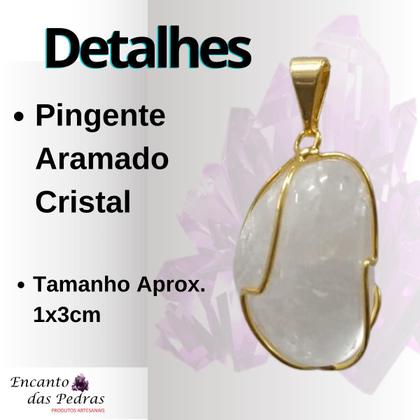 Imagem de Pingente de Pedra Cristal - Aramado