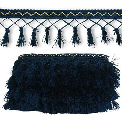 Imagem de Pingente De Seda Tassel - Fita- Azul Marinho - Nº: 318 C/20M- Nybc