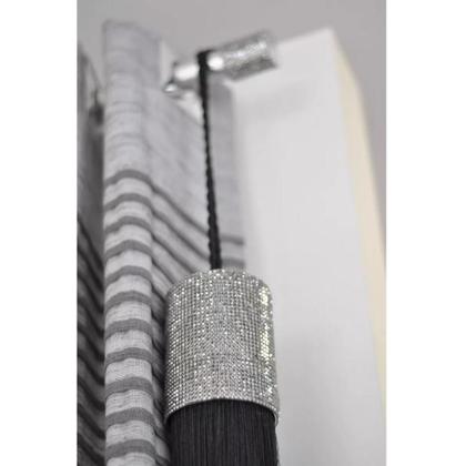 Imagem de Pingente Decorativo Abraçadeira Para Cortina Infinity Glam - Bella Arte