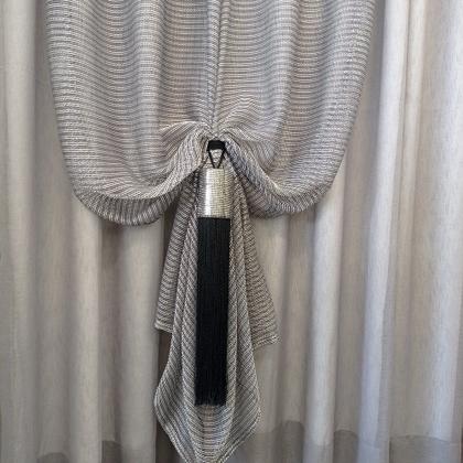 Imagem de Pingente Decorativo Abraçadeira Para Cortina Infinity Glam - Bella Arte