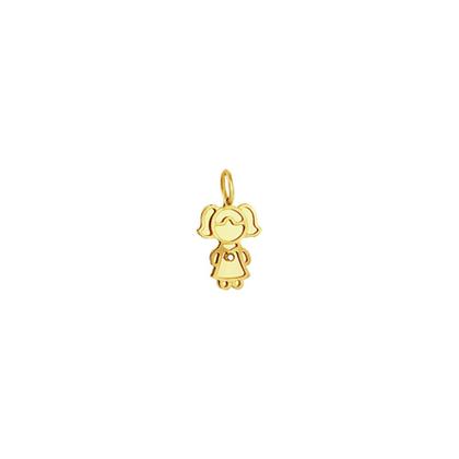 Imagem de Pingente em Ouro 18K Menina com Diamante - AU3357