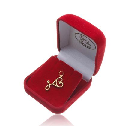 Imagem de Pingente Estetoscópio Ouro Amarelo 18kl