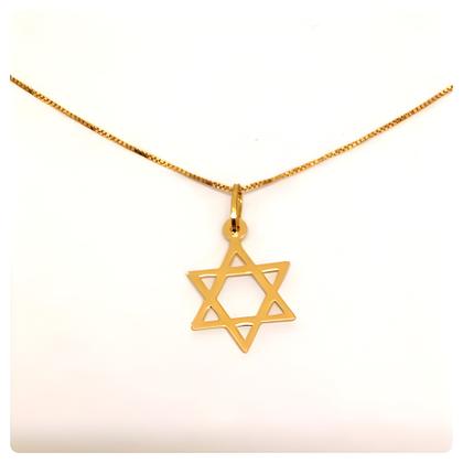 Imagem de Pingente Estrela De Davi Ouro 18k