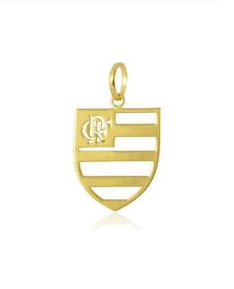 Imagem de Pingente Flamengo Ouro 18 Kilates 3.00 Gramas 30 mm