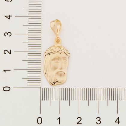 Imagem de Pingente folheado a ouro face de cristo  540504 Rommanel