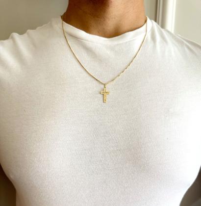 Imagem de Pingente Masculino Crucifixo Ouro 18k (750)