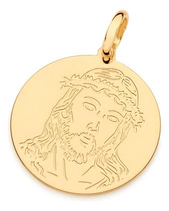 Imagem de Pingente Medalha Composto Por Imagem De Jesu 542460