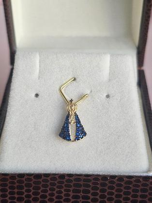 Imagem de Pingente Nossa Senhora Aparecida Ouro 18k - 0.80