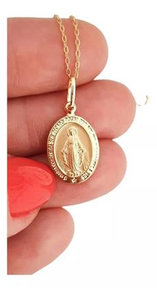 Imagem de PINGENTE NOSSA SENHORA DAS GRAÇAS EM OURO 18K 750 (cod11y)