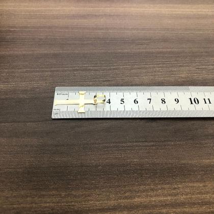Imagem de Pingente Ouro 18k Cruz Crucifixo Masculino Espelhado Centro Fosco M D021