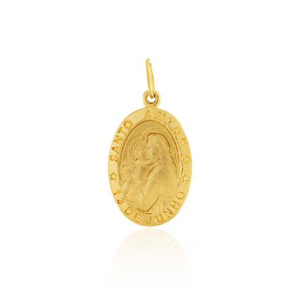 Imagem de Pingente Ouro 18k Sagrado Coração Jesus 17mm x 12mm RPL-191